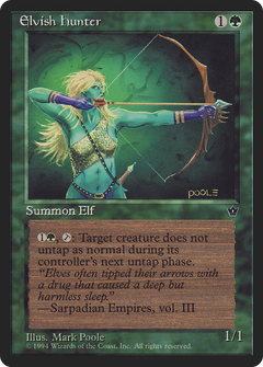 Elvish Hunter (Mark Poole) [Fallen Empires]-1