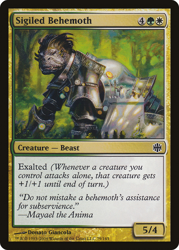 Sigiled Behemoth [Alara Reborn]-1