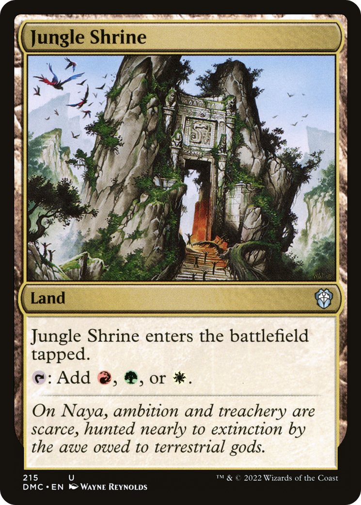 Jungle Shrine [Dominaria United Commander]-1