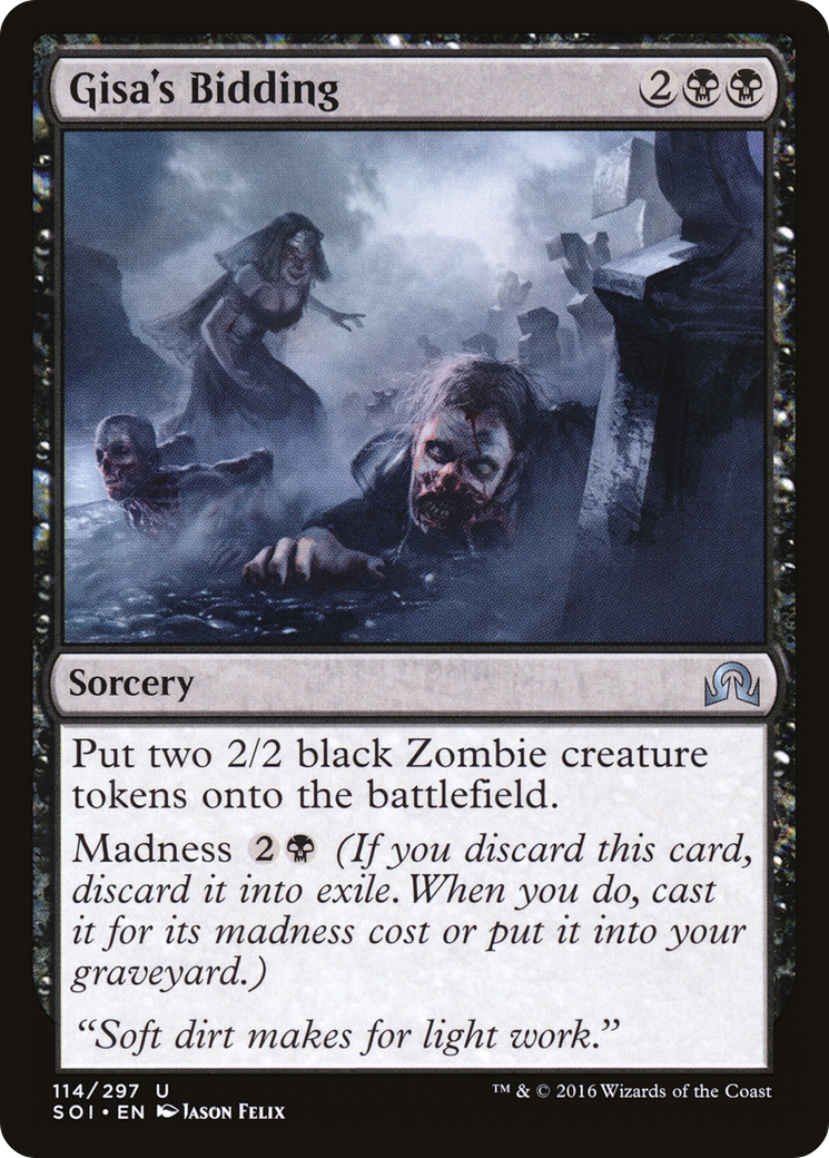Gisa's Bidding [Shadows over Innistrad]-1
