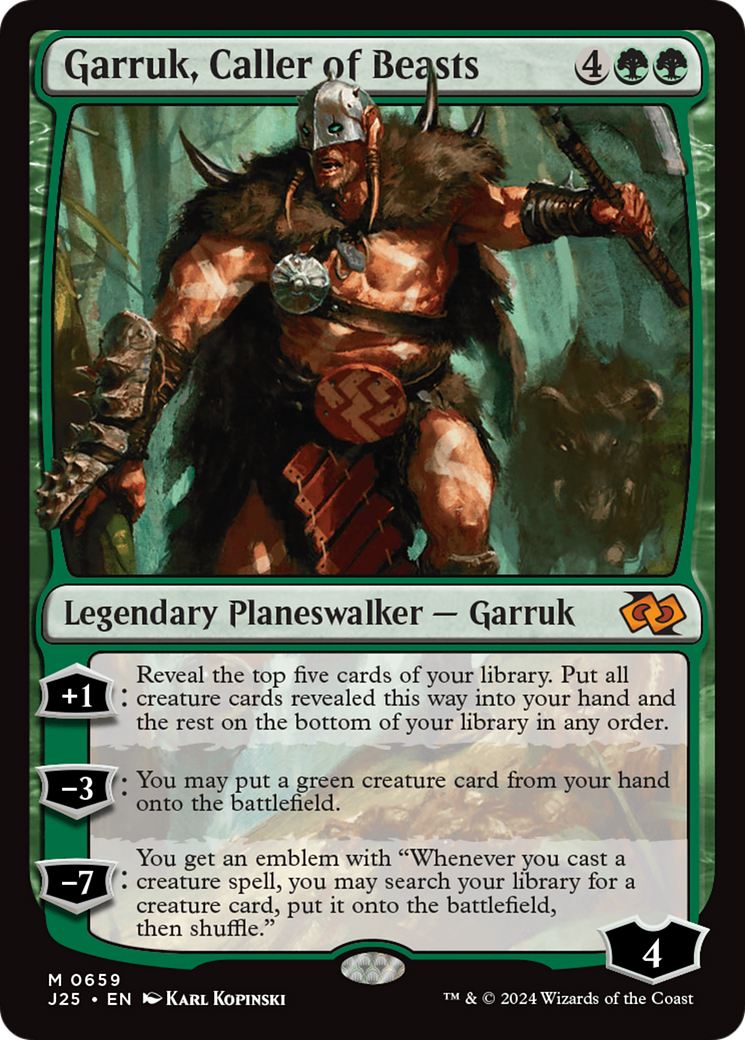 Garruk, Caller of Beasts [Foundations Jumpstart]-1