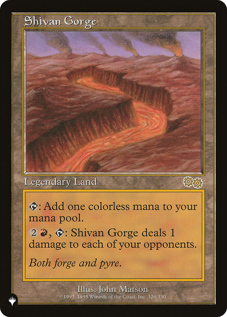 Shivan Gorge [The List]-1