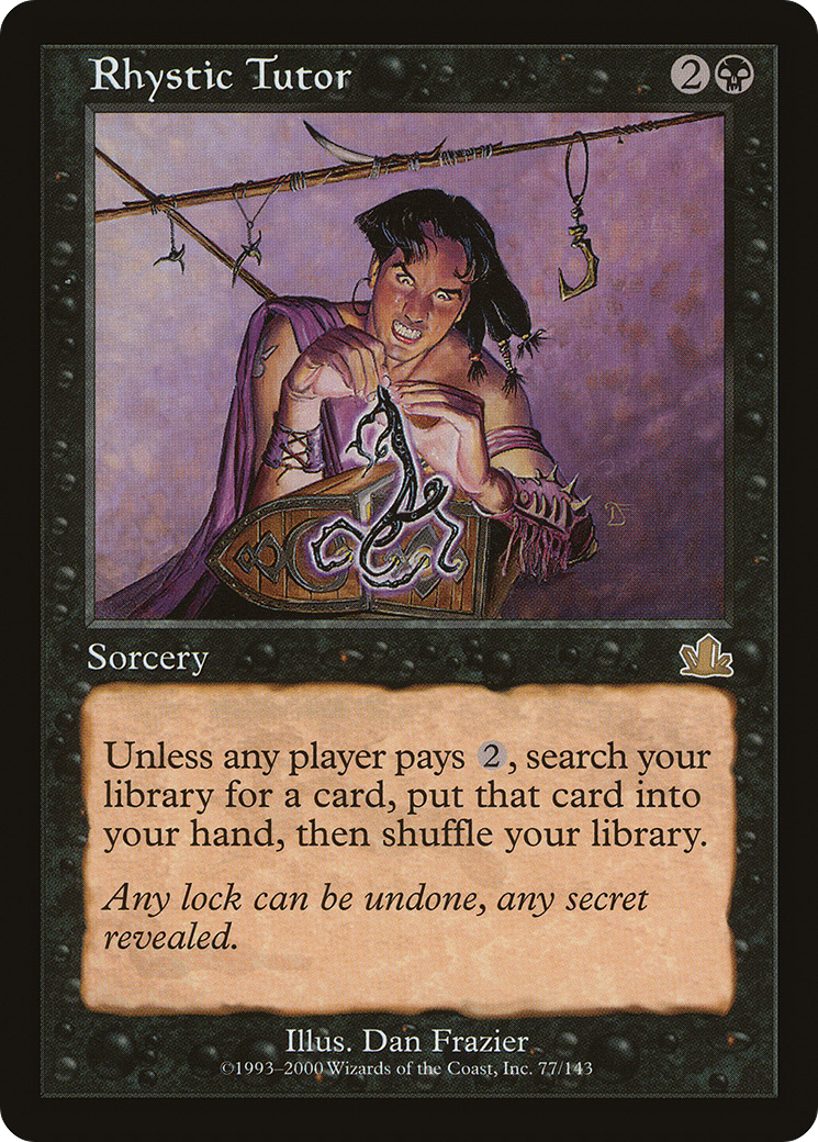 Rhystic Tutor [Prophecy]-1
