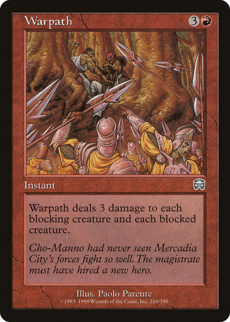 Warpath (MMQ-226) - Mercadian Masques-1