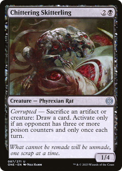 Chittering Skitterling [Phyrexia: All Will Be One]-1
