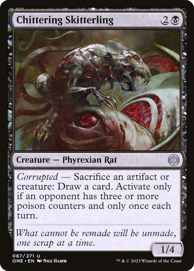Chittering Skitterling [Phyrexia: All Will Be One]-1