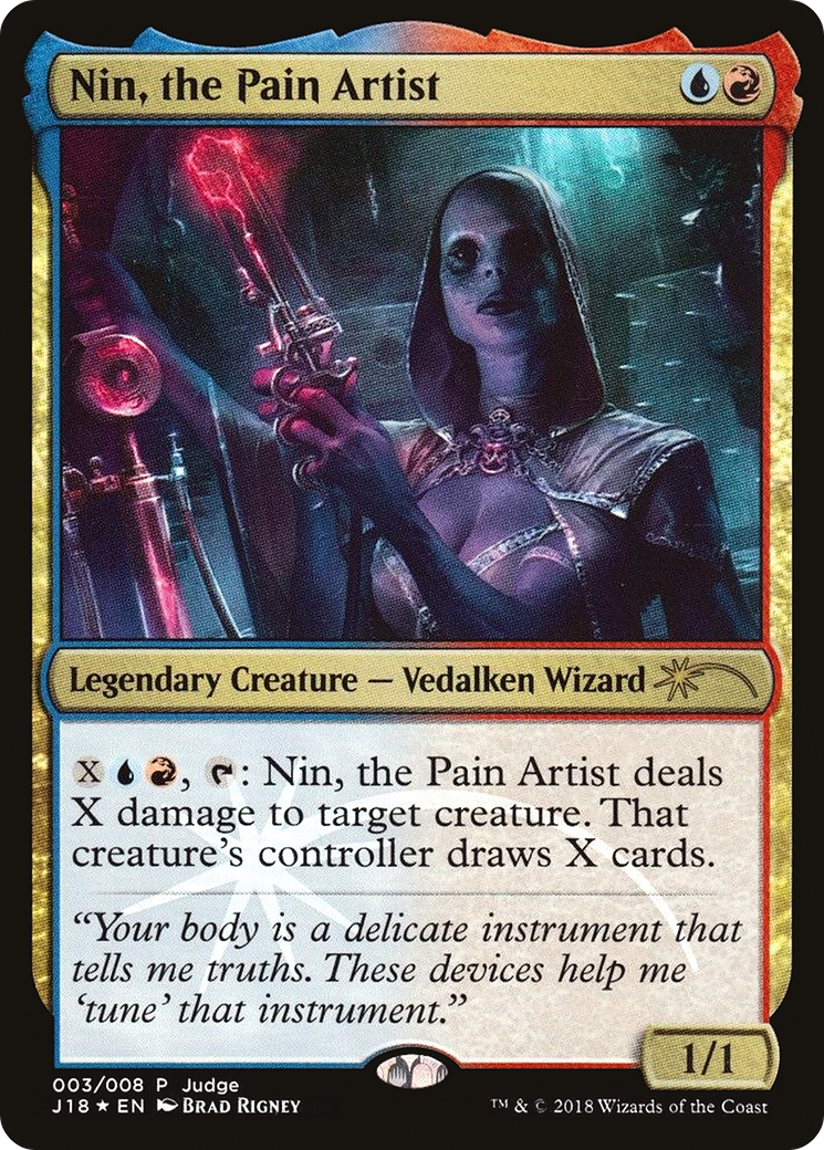 Nin, the Pain Artist [Judge Gift Cards 2018]-1