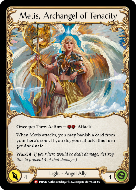 Figment of Tenacity // Metis, Archangel of Tenacity [DTD010] (Dusk Till Dawn)-2