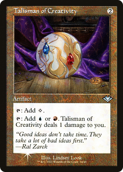 Talisman of Creativity (Retro Frame) (MH1-034) - Modern Horizons 1 Timeshifts Etched Foil-1
