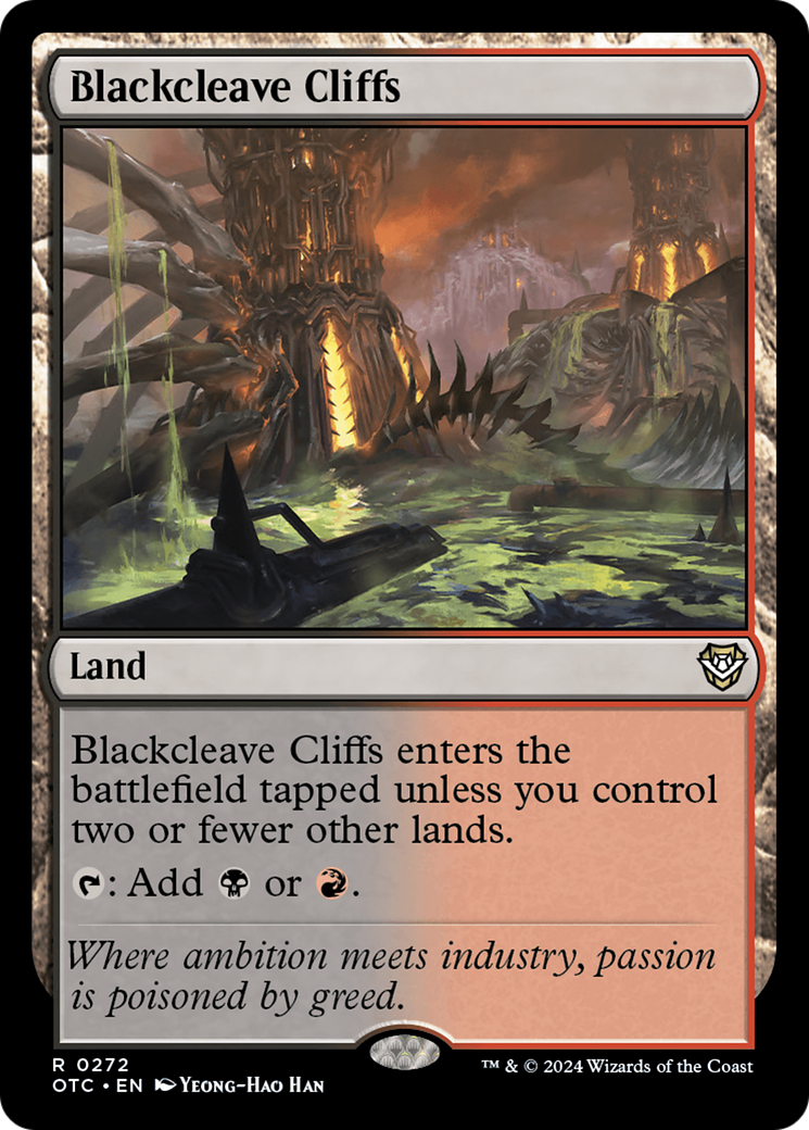 Blackcleave Cliffs [Outlaws of Thunder Junction Commander]-1