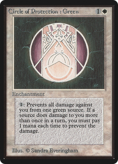 Circle of Protection: Green (LEB-) - Limited Edition Beta-1
