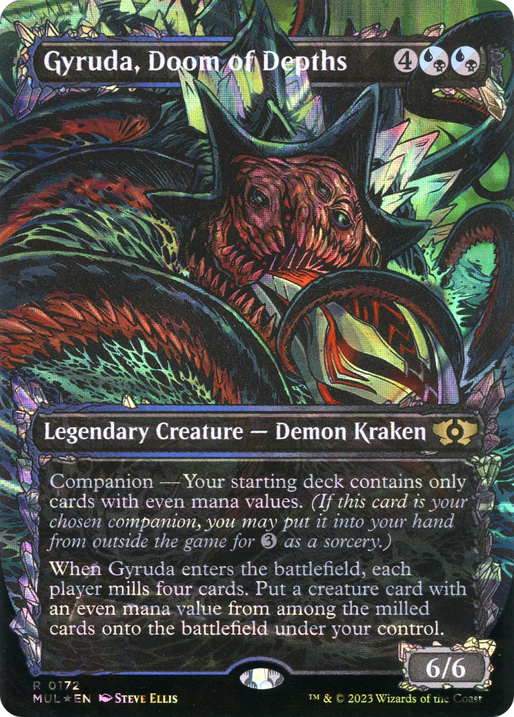 Gyruda, Doom of Depths (Halo Foil) [Multiverse Legends]-1
