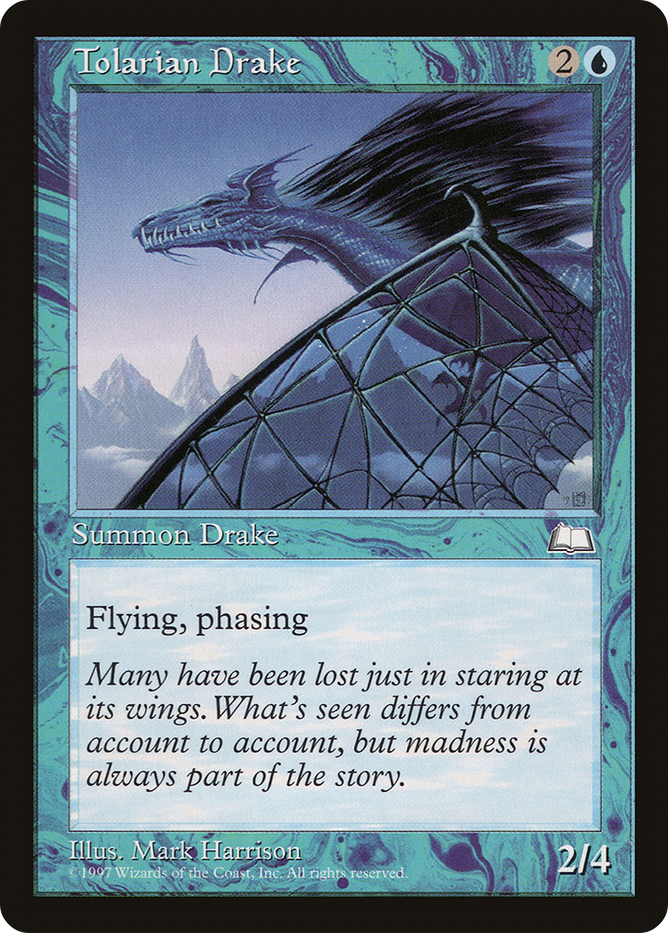 Tolarian Drake (WTH-) - Weatherlight-1