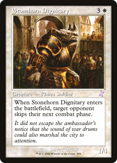 Stonehorn Dignitary (Timeshifted) [Time Spiral Remastered]-1