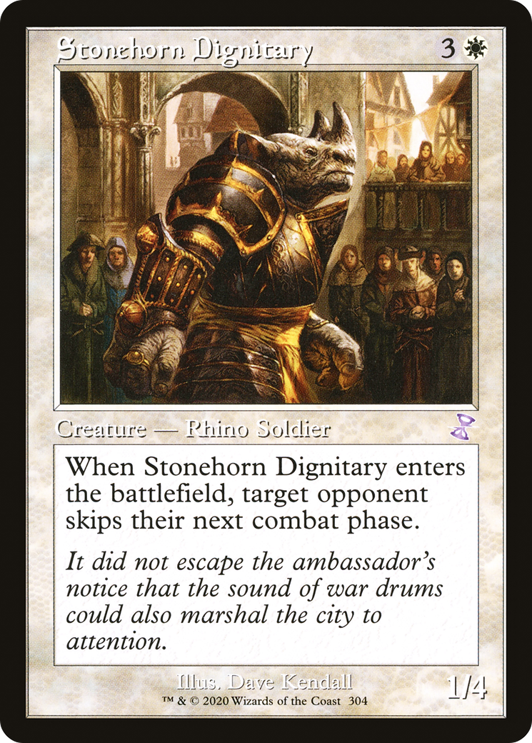 Stonehorn Dignitary (Timeshifted) [Time Spiral Remastered]-1
