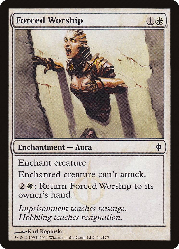 Forced Worship [New Phyrexia]-1