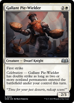 Gallant Pie-Wielder [Wilds of Eldraine]-1