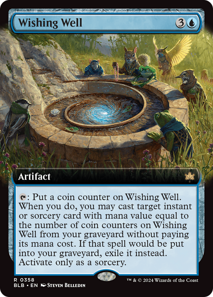 Wishing Well (Extended Art) (BLB-358) - Bloomburrow: (Extended Art) Foil-1