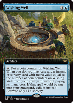 Wishing Well (Extended Art) (BLB-358) - Bloomburrow: (Extended Art) Foil-1