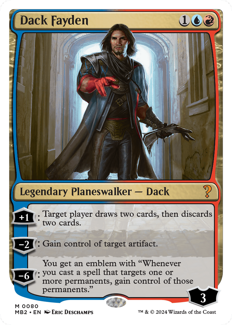 Dack Fayden (White Border) [Mystery Booster 2]-1