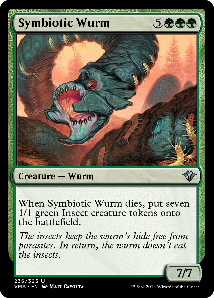 Symbiotic Wurm (VMA-236) - Vintage Masters Foil-1