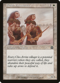 Fresh Volunteers [Mercadian Masques]-1
