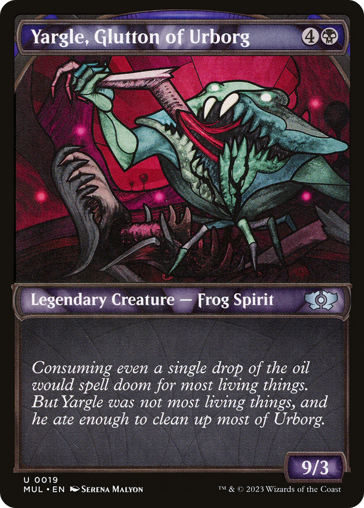 Yargle, Glutton of Urborg (MUL-019) - Multiverse Legends: (Showcase) Foil-1