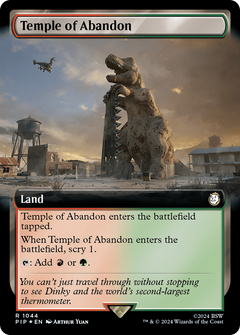 Temple of Abandon (Extended Art) (Surge Foil) [Fallout]-1