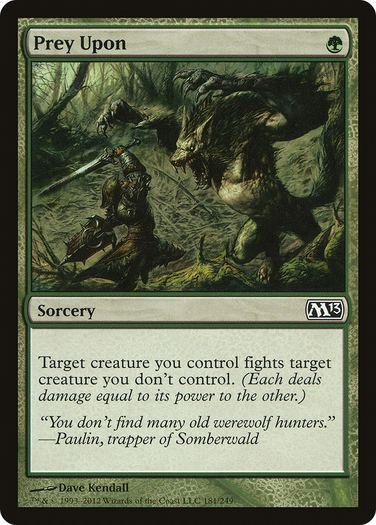 Prey Upon [Magic 2013]-1