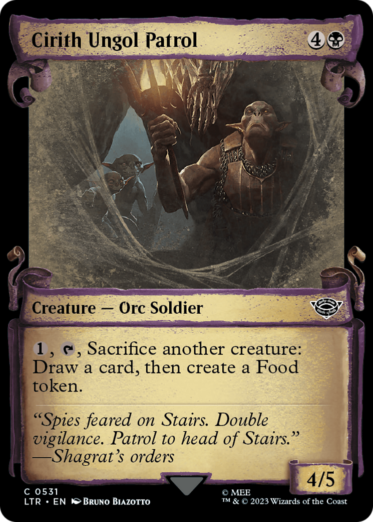 Cirith Ungol Patrol [The Lord of the Rings: Tales of Middle-Earth Showcase Scrolls]-1
