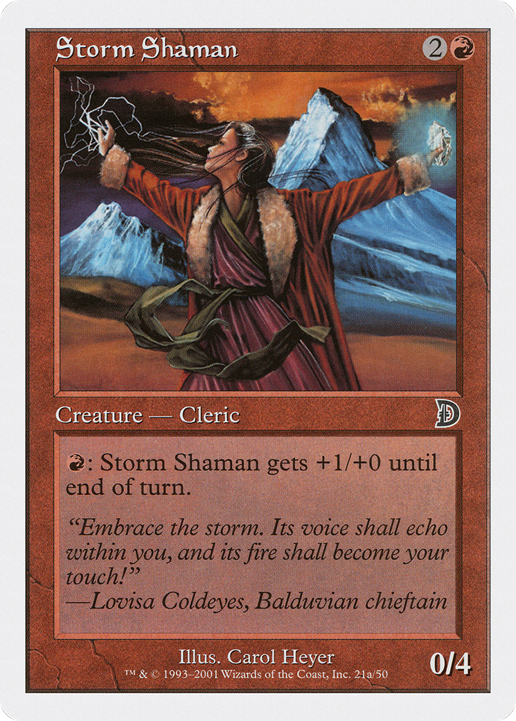 Storm Shaman (Female) [Deckmasters]-1
