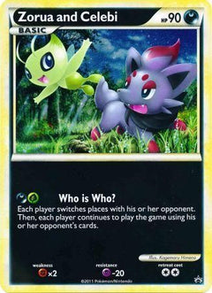 Zorua and Celebi (Jumbo Card) [Miscellaneous Cards]-1