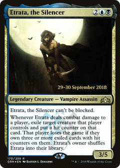 Etrata, the Silencer [Guilds of Ravnica Prerelease Promos]-1