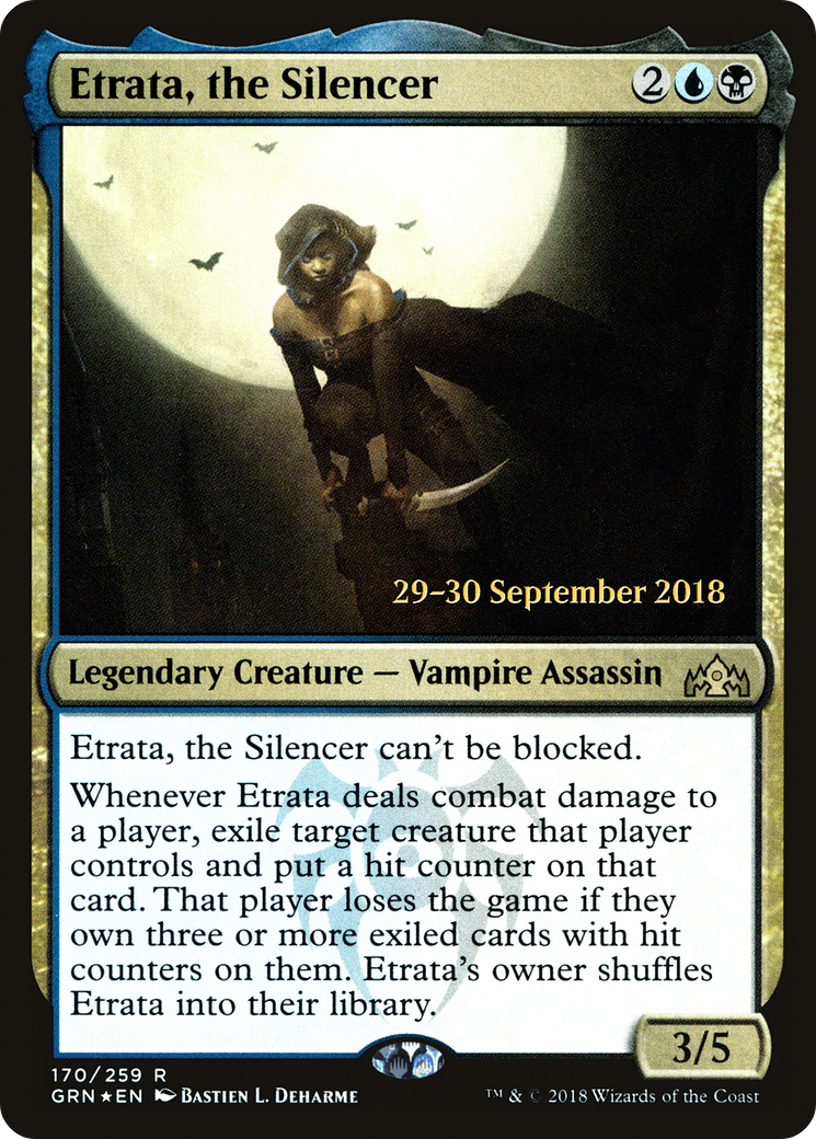 Etrata, the Silencer [Guilds of Ravnica Prerelease Promos]-1