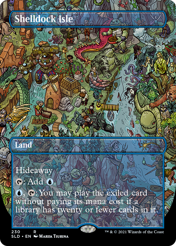 Shelldock Isle (230) (Borderless) [Secret Lair Drop Series]-1