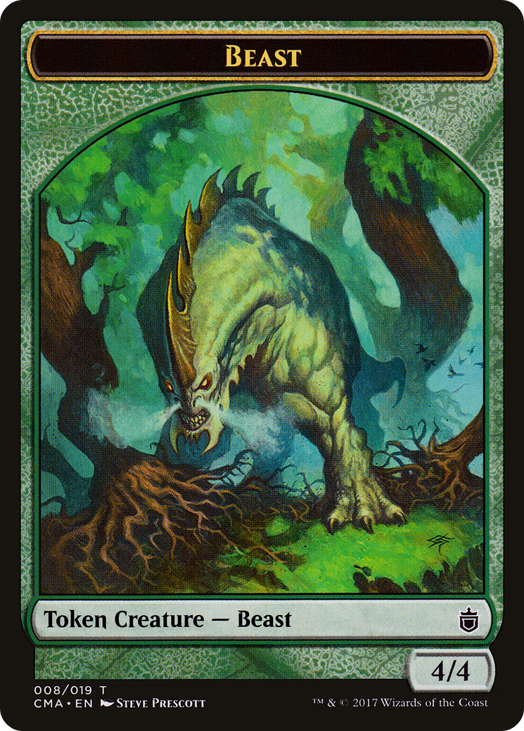 Beast Token (008/019) [Commander Anthology Tokens]-1