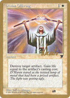 Divine Offering (Michael Loconto) (SB) [Pro Tour Collector Set]-1