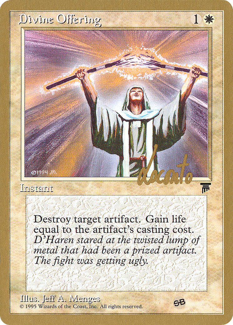 Divine Offering (Michael Loconto) (SB) [Pro Tour Collector Set]-1