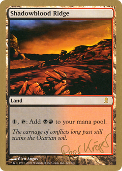 Shadowblood Ridge - 2003 Peer Kroger (ODY) (WCD-) - World Championship Decks 2003-1