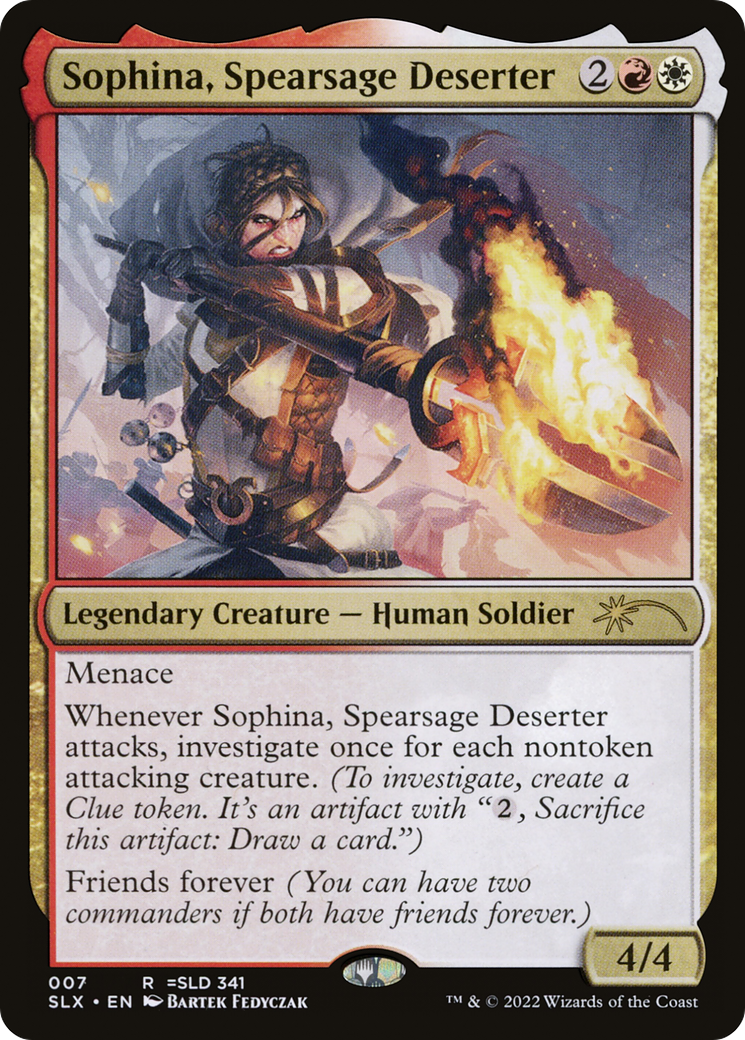 Sophina, Spearsage Deserter [Secret Lair: Universes Within]-1