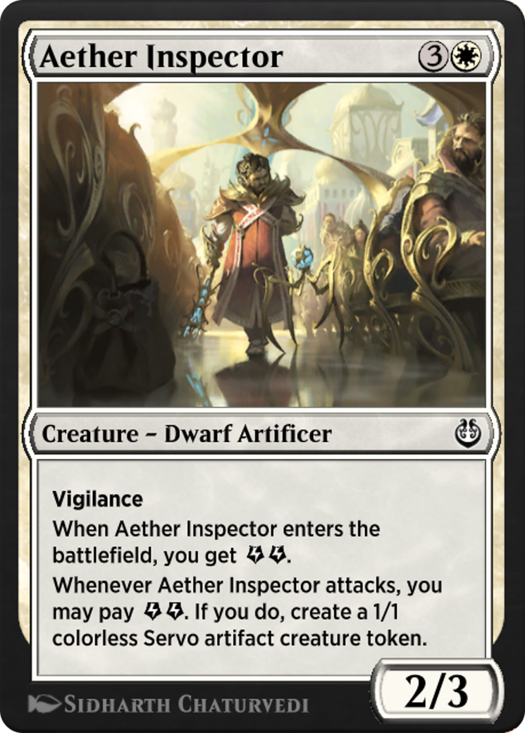 Aether Inspector (KLR-003) - Kaladesh Remastered-1