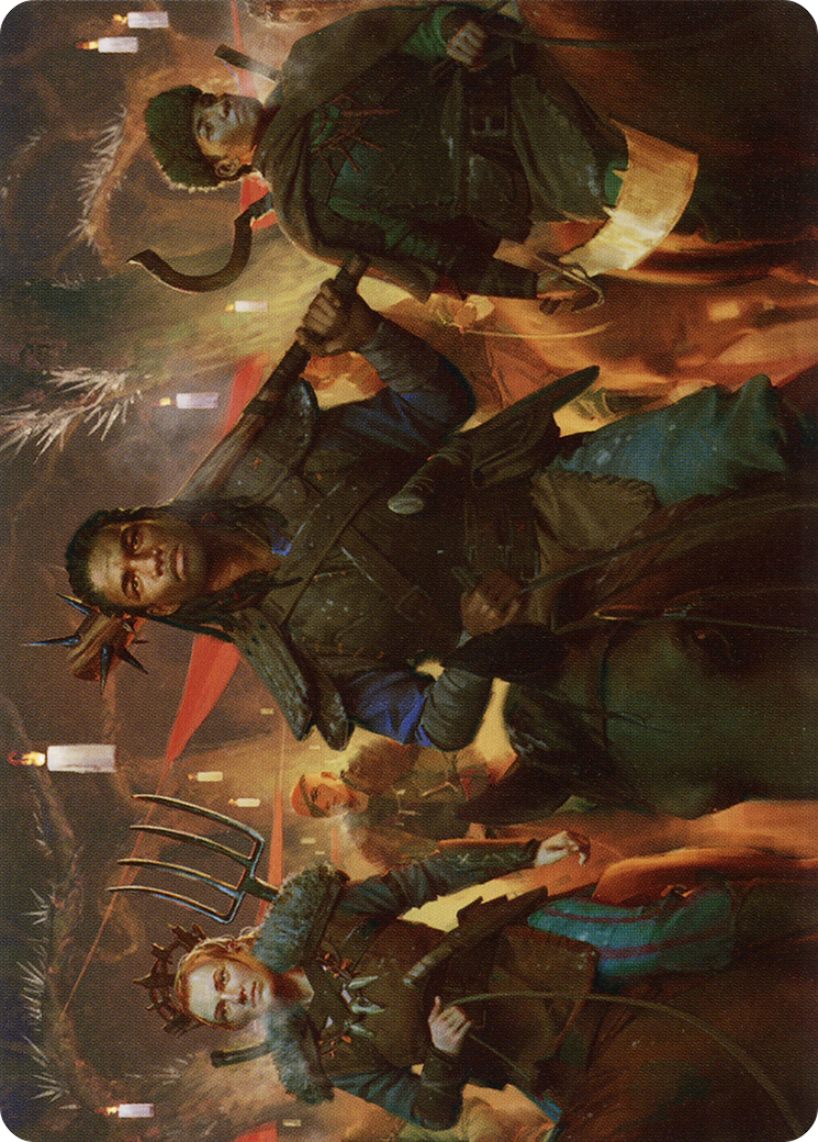 Candlelit Cavalry // Candlelit Cavalry (AMID-048) - Midnight Hunt Art Series (Borderless) Foil-3
