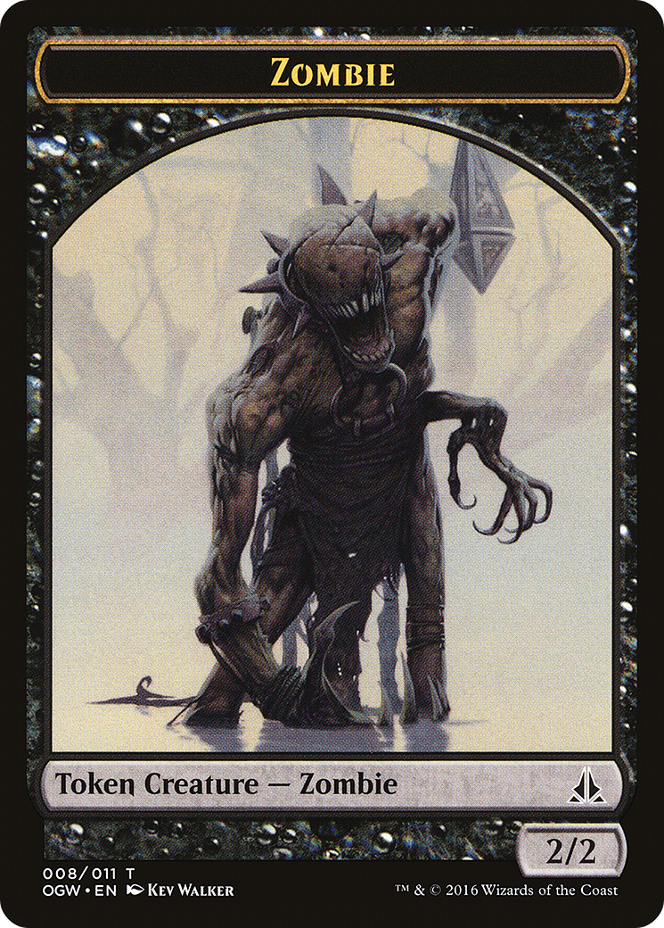 Zombie Token (OGW-008) - Oath of the Gatewatch Tokens-1