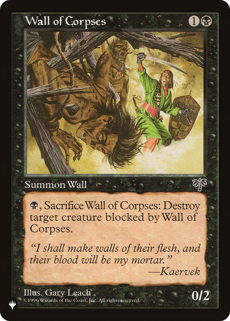 Wall of Corpses (LIST-) - The List-1