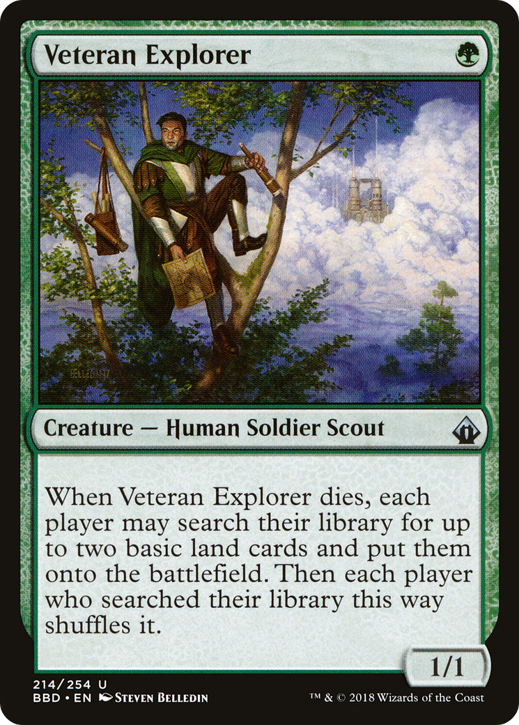 Veteran Explorer (BBD-214) - Battlebond Foil-1