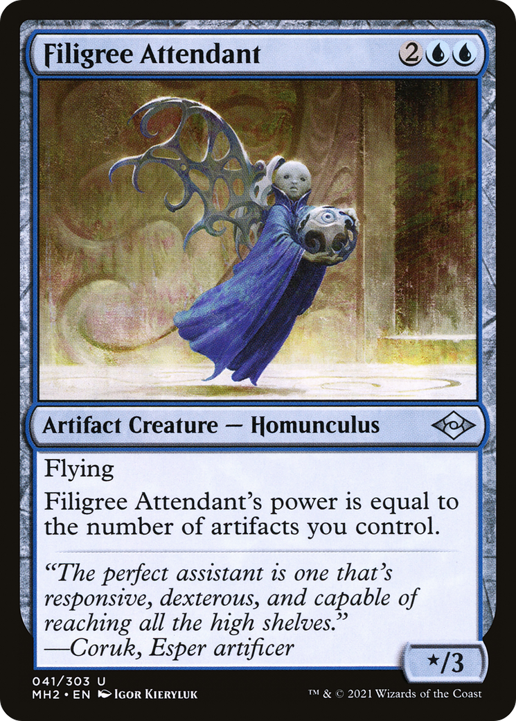 Filigree Attendant [Modern Horizons 2]-3