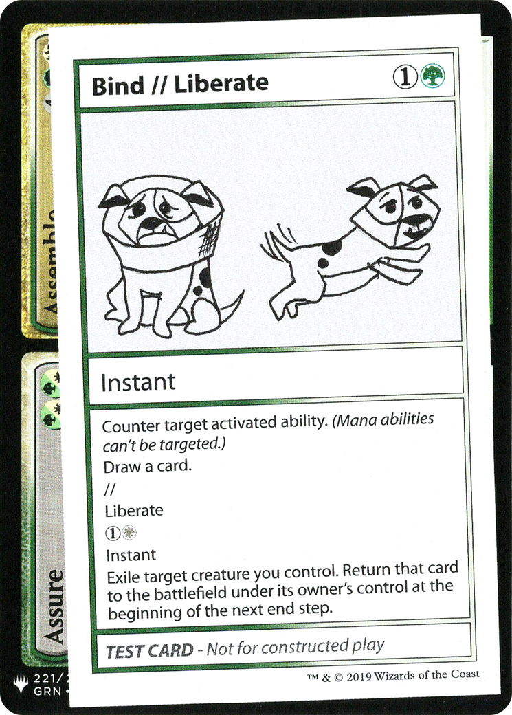 Bind // Liberate [Mystery Booster Playtest Cards]-1