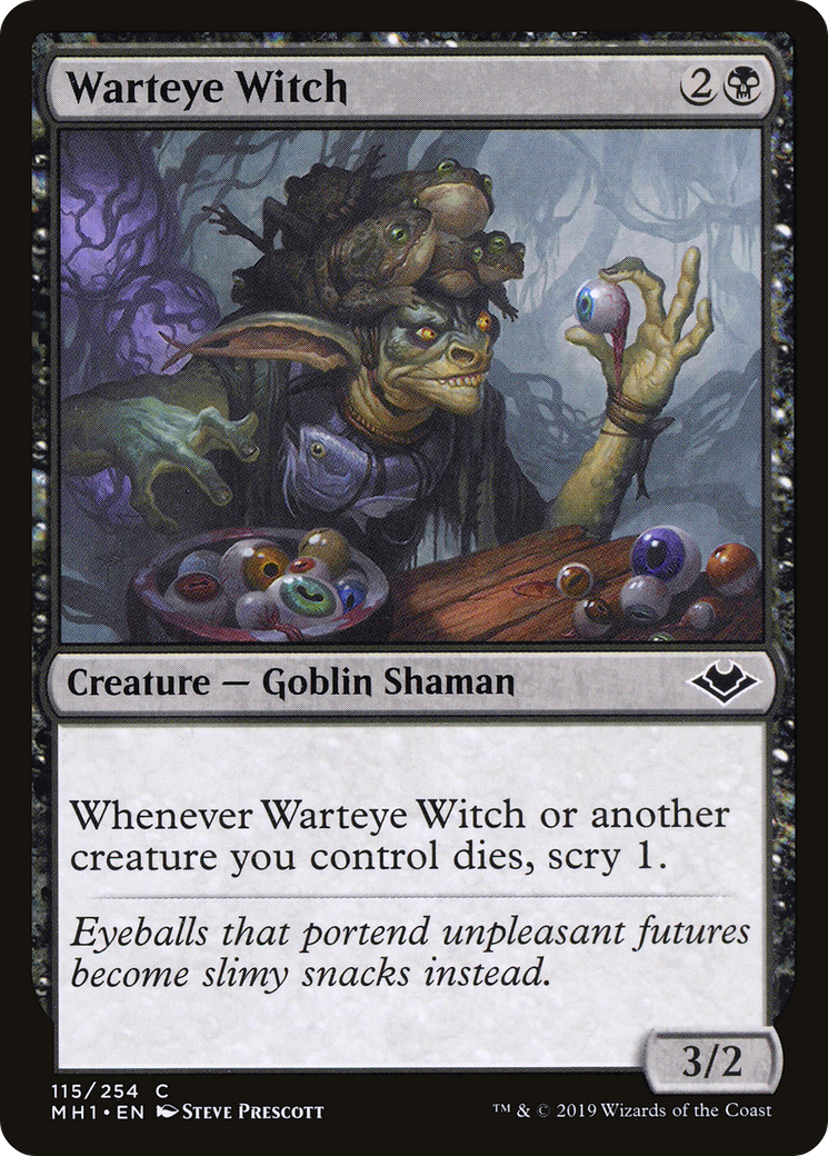 Warteye Witch (MH1-115) - Modern Horizons Foil-1