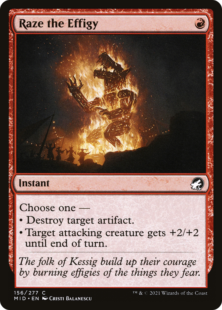 Raze the Effigy [Innistrad: Midnight Hunt]-1