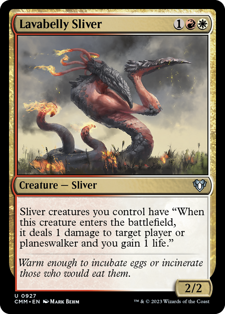 Lavabelly Sliver [Commander Masters]-1